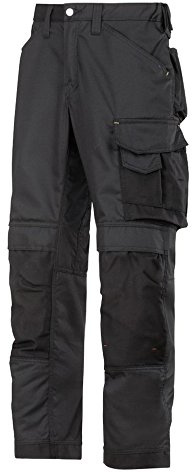 Snickers 33110404116 Size 116 Cool Twill Craftsmen Trousers - Black
