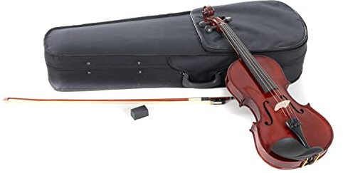 PURE GEWA Set viola HW Set in legno duro - Viola 38,2 cm, Set pronto per suonare incl. custodia, arco, colofonia, mentoniera, cordiera con regolatori di precisione