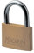 Master Lock CAD30 Magnum Klein Vorhängeschloss aus Massivmessing mit Schlüssel, Gold, 4,3 x 3 x 0,8 cm