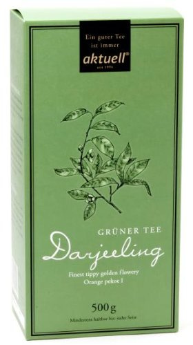 Aktuell Grüner Darjeeling FTGFOP1, 1er Pack (1 x 500 g)