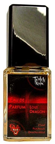 Original Teufelsküche Patchouli Lost Dragon – Patchouli & „Drachenblut“ im Vintage-Abenteuer, Eau de Parfum Herren, Gothic Parfum, 25 ml Spray, Gotik Patchouly