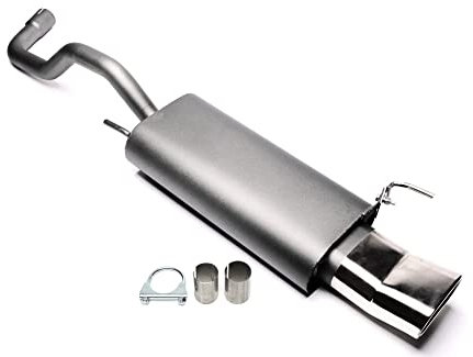 TA Technix Sportendschalldämpfer 70x140mm DTM VW Polo 6N/6N2