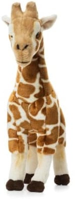 WWF 15195005 Plüsch Kollektion WWF14797 Plüsch-Giraffe, braun, 31 cm