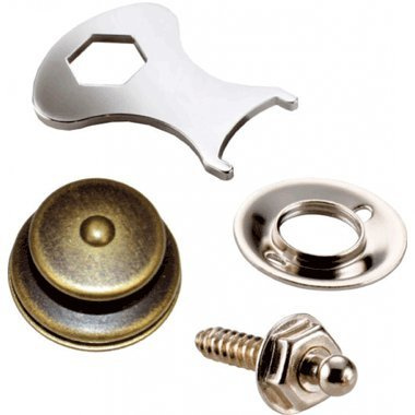 Loxx Security Lock Electric, Altmessing