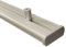 Aluminium Gardinenschiene 3 läufig in alu Silber mit Deckenträgern, 180 cm