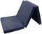FORTISLINE Faltmatratze Gästebett Futon Sitzsack 195 x 80 x 9 cm blau