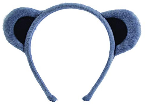 Grey Animal Ears Headband (Pack of 1).- Adorable Accessory for Parties, Cosplay, World Book Day, Fun Events, Festivals, & Everyday Wear Halloween Halloween