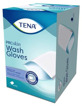 Tena Wash Glove - mit Folie - PZN 06632557 - (1.050 Stück).