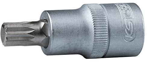 KS Tools 922.1672 - Douille tournevis ZXN® 1/2'', L.55 mm - M6 - Gamme ULTIMATE® - En Chrome Vanadium - Finition chromée satinée