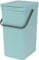 Brabantia Sort & Go Einbaubehälter, Plastik, Minzgrün, 16L