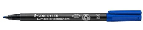 Staedtler Medium Tip Retro Permanent Pen - Blue