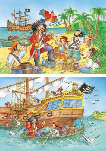 Ravensburger 09168 - Piratenwelt - 2 x 20 Teile Puzzle