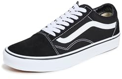Vans Unisex Old Skool Unisex Sneakers, Black/White, 15.5 US Women/14 US Men