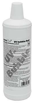 Eurolite UV-Seifenblasenfluid 1l gelb | UV-aktive Seifenblasen | Für Standard-Seifenblasenmaschinen | Schwarzlicht | Made in Germany