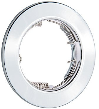 PREISHIT!!! Einbauleuchten Einbau-Strahler GU10 /GU 5,3 /MR16 Starr Einbauleuchte Spot DT50 (Silber, 7-er set)