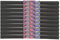 Krepppapier 60028 - 10 Rollen, je ca. 50 x 250 cm, schwarz