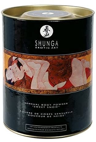 SHUNGA Edible Body Powder, Massagepuder, Raspberry, 228g