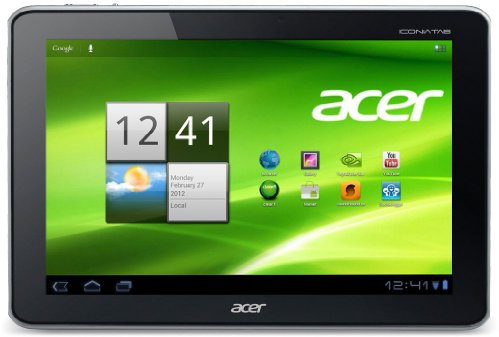 Acer Iconia A700 25,7 cm (10,1 Zoll) Tablet-PC (Full HD, NV Tegra 3 Quad-Core, 1,3GHz, 1GB RAM, 32GB Flashspeicher, Bluetooth, Android 4.1) schwarz