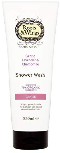 Roots & Wings Organic Gentle Lavender and Chamomile Shower Wash 250ml