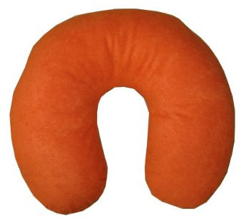 Natalia Spzoo Reisekissen Nackenhörnchen – Ideal für Reisen und Entspannung, Ergonomisches Design, Waschbar Orange