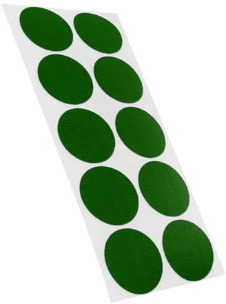 Klebepunkte farbig | PE-beschichtete Markierungspunkte | Farbe, Menge & Durchmesser wählbar | Bunte Klebepunkte (Grün, Ø 30 mm, 100 Stück)