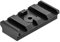 UTG Pro Unisex – Erwachsene M-LOK Rail Section, 4-Slot Picatinny-Schiene, schwarz, one Size