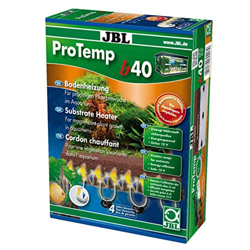 JBL ProTemp b40 Bodenheizung für Süß- und Meerwasser-Aquarien, für 200 - 400 l