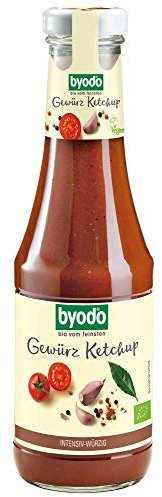 Byodo Bio Gewürzketchup 500 ml - Vegane Tomatensauce mit Feinen Bio-Gewürzen, Ideal für Kalte & Warme Gerichte, 100% Natürliche Zutaten, Nachhaltige Landwirtschaft