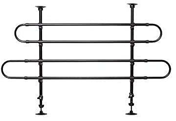 Freedog FD1200071 - Rejilla Coche Maletero, 3 separadores, para Perro, Color Negro