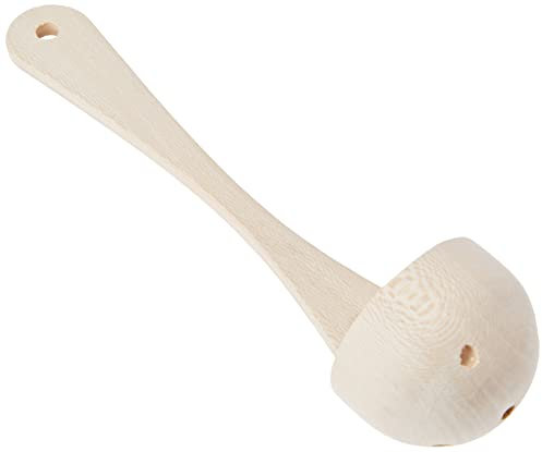 Metaltex CACILLO Madera con Agujeros 7 CMS, Negro, Estandar