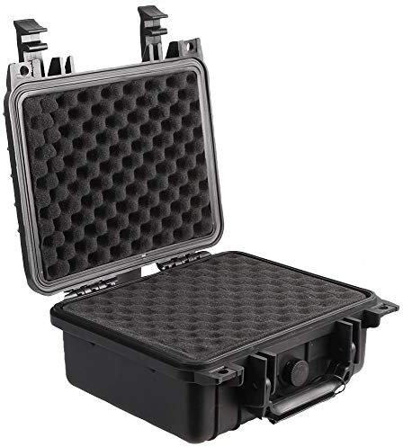 DURATOOL Wasserabweisender Koffer mit Schaumstoffeinlage, schwarz, D03136 – (außen 43 x 472 x 18 cm, innen 34 x 64 x 17 cm)