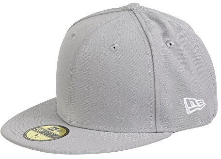 New Era - 59fifty Basecap - Blank - Grey - 7 5/8-61cm (XL)