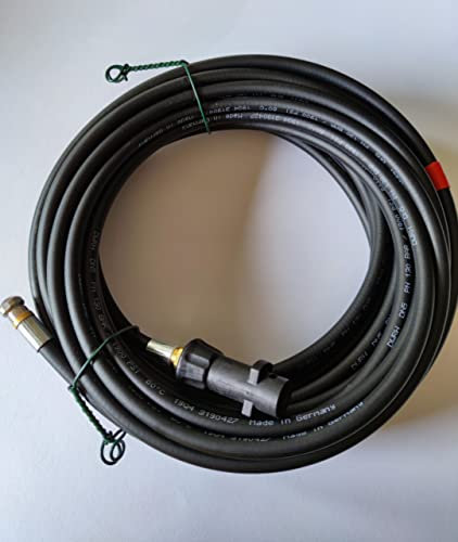 Hytec Hydraulik OHG Rohrreinigungsschlauch 120bar 10m Schwarz, Kunststoff, 5mm Innendurchmesser, 10mm Außendurchmesser, 40m Länge, Bajonettadapter für Kärcher Hobby-Pistolen, 1 Stück