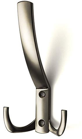 SO-TECH® Kleiderhaken Garderobenhaken Julie lang Edelstahloptik matt