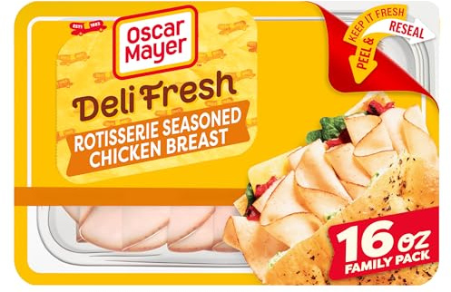 Oscar Mayer Deli Fresh Rotisserie Seasoned Chicken Breast, 16 oz Family Pack