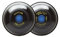 Taylor Deluxe Pair Black High Density Crown Green Bowls