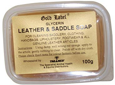 Gold Label GLD0284 Glycerin Leather and Saddle Soap - Clear, 100 g