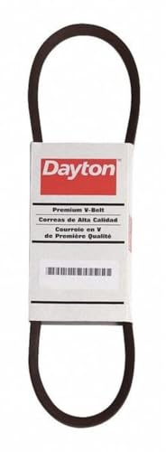 Dayton 3V630 Wedge V-Belt, 63 in Outside Length, 3/8 in Top Width, 5/16 in Thickness, 1 Ribs 13V720-1 Each