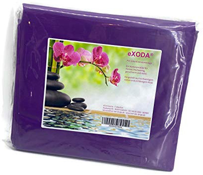 Exoda wasserdichte Inkontinenzlaken lila waschbar für Erwachsene und Kinder hohe Materialstärke 0.2 mm Schutz und Hygiene für inkontinente Personen ideal für Matratzen