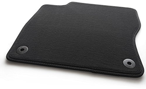 Fußmatte für Ford Focus III 3 2011-2018 Automatte Velours Matte Original Qualität Fahrermatte einzeln, Schwarz, Original Befestigungs