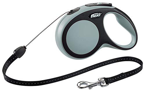 flexi New Comfort S Seil 8 m grau für Hunde bis 12 kg
