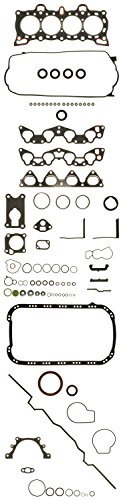 AJUSA 50115800 Dichtungsvollsatz Motor mit Zylinderkopfdichtung mit Ventilschaftabdichtung Kompatibel mit HONDA CRX III EH, EG
