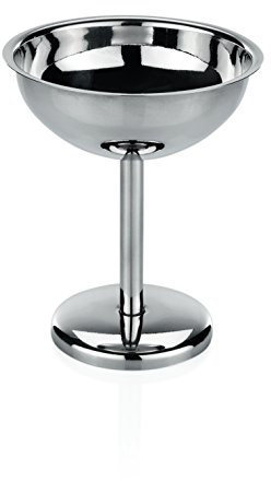 getgastro Eisbecher aus Chromnickelstahl – Ø 9 cm, Höhe 11 cm, stilvoll und langlebig für Eis, Joghurt & Desserts, ideal für Gastronomie und Zuhause