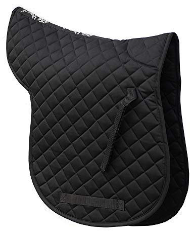 Rhinegold Satteldecke, Baumwolle, gesteppt, 0, Schwarz, Cob
