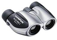 Olympus 8x21 DPC-I Fernglas Silber mit Tasche, 118705