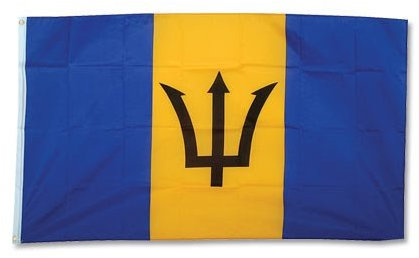 Fahne Flaggen BARBADOS 150x90cm