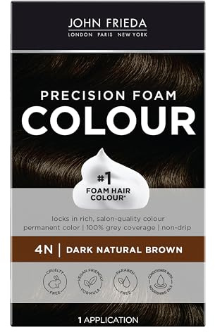 John Frieda Precision Foam Colour Dark Natural Brown 4N, 1 Application