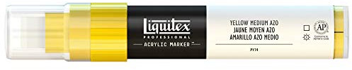 Liquitex Professional Paint Marker with 8-15 mm Wide Nib - Yellow Medium Azo