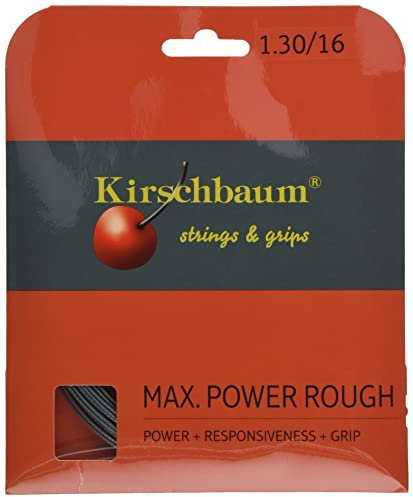 Kirschbaum Saitenset Max Power Rough, Anthrazit, 12 m