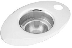 GSD Egg Separator of Stainless Steel, Silver, 14 x 8.99 x 3 cm